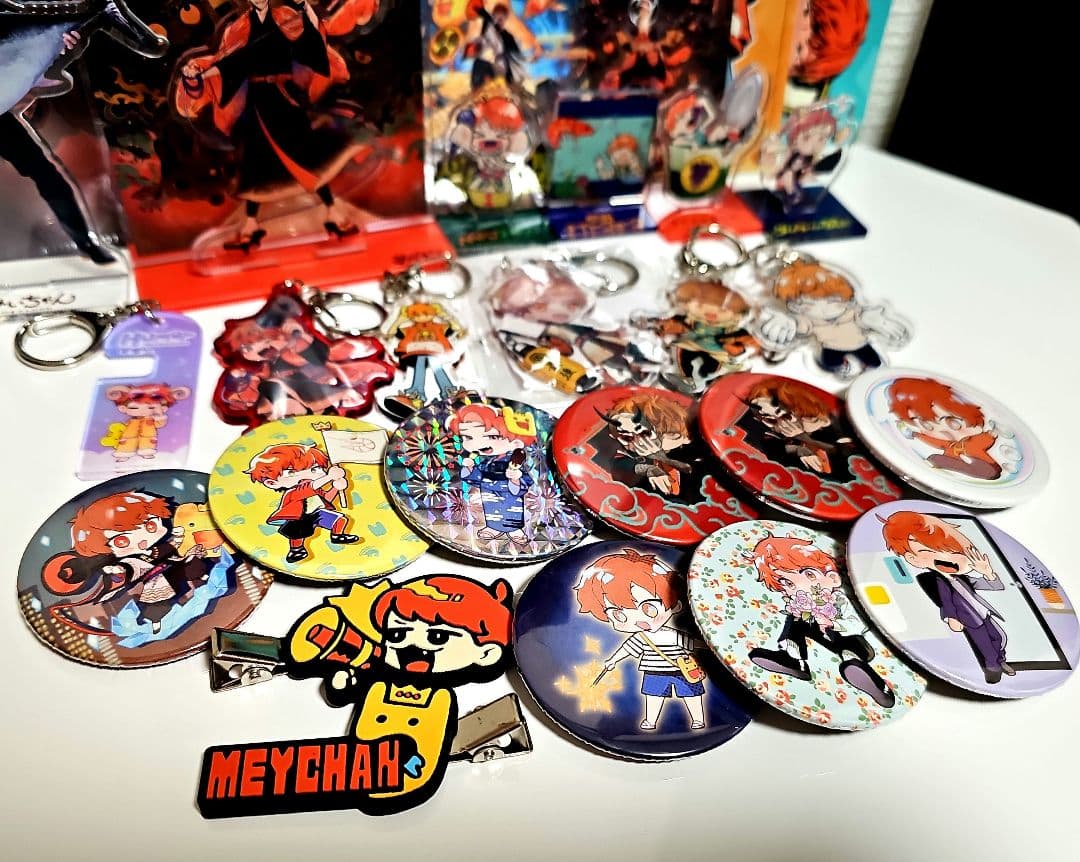 めいちゃん 28点セット クリアファイル 缶バッジ アクスタ