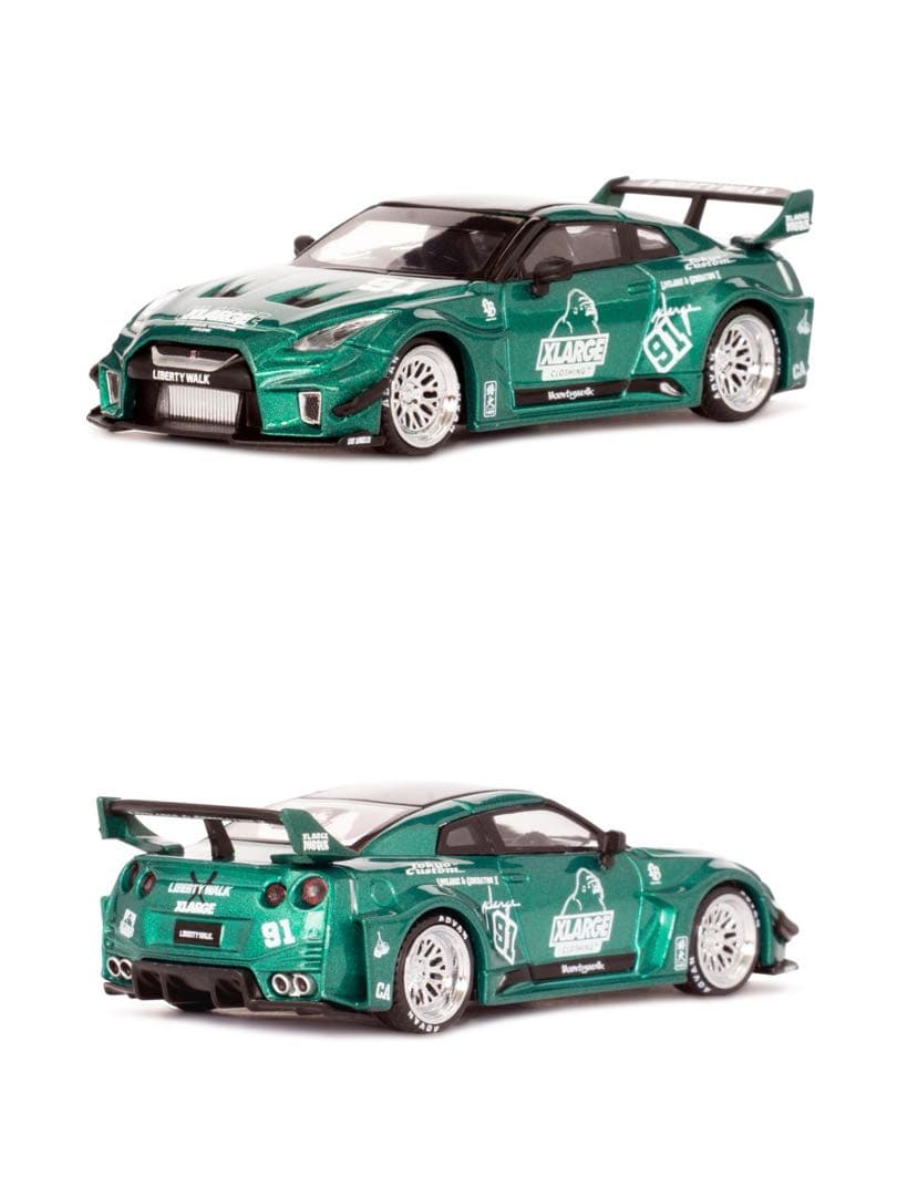 MINIGT LBWK × XLARGE Nissan 35GT 白いカード