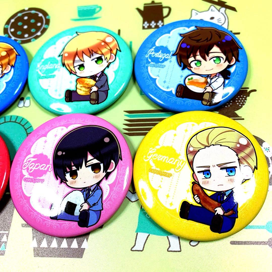 ヘタリアWorld★Stars缶バッジセット
