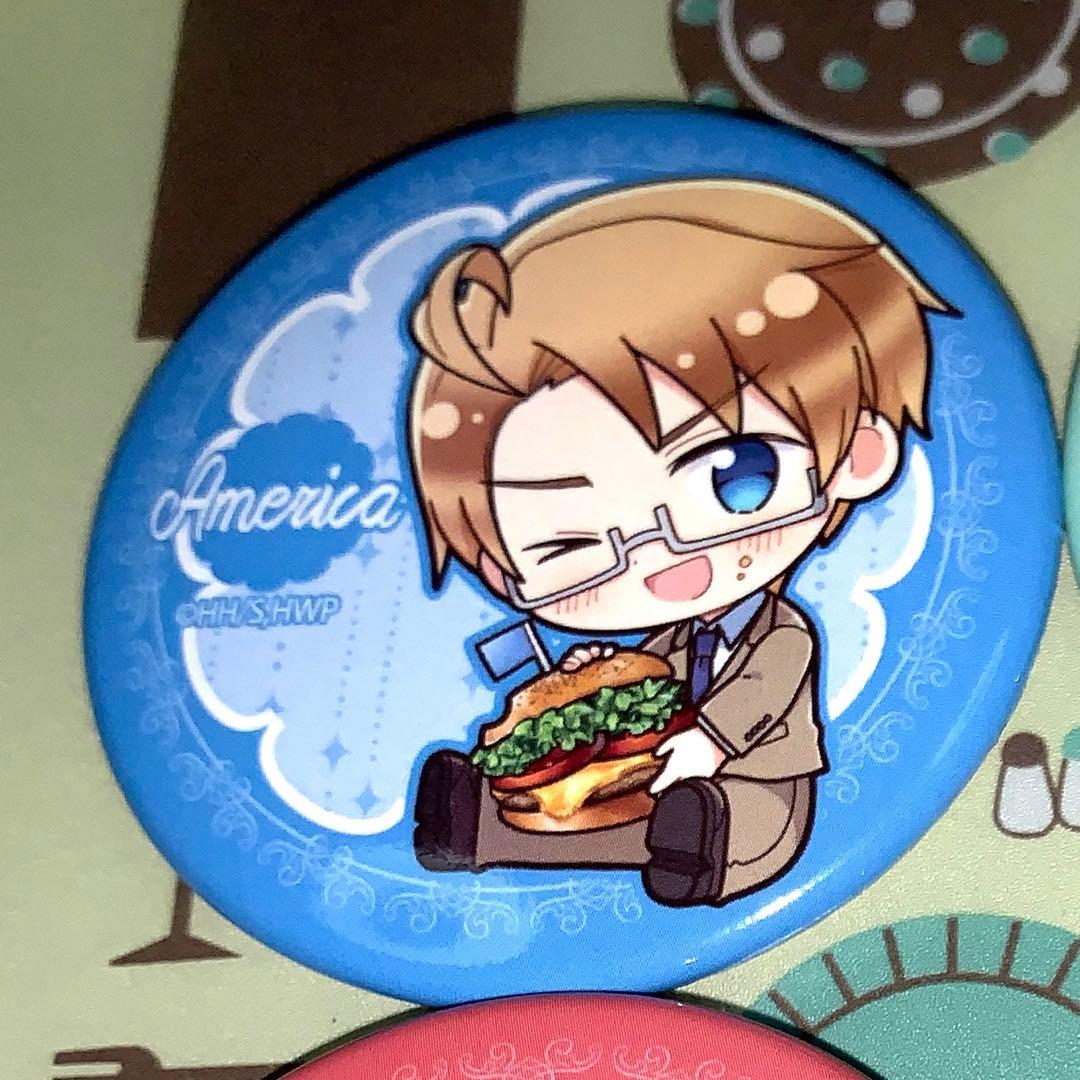 ヘタリアWorld★Stars缶バッジセット