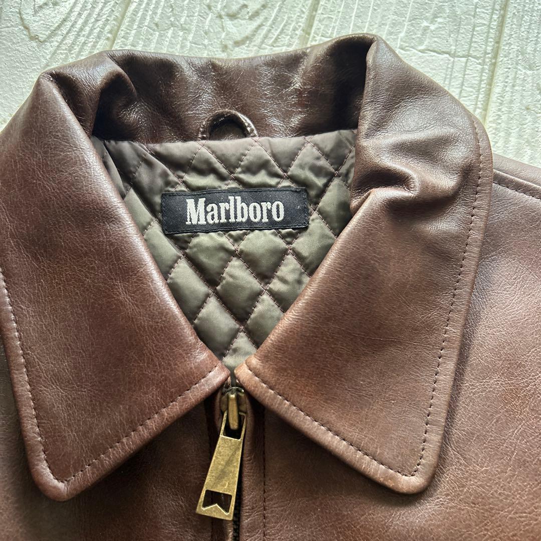 Marlboro マルボロ　ホースハイド　レザージャケット・ブルゾン　馬革
