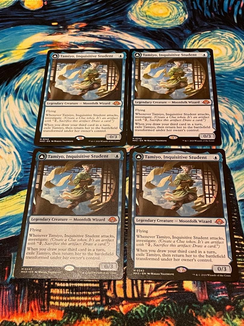 MTG 知りたがりの学徒、タミヨウ　英語版4枚セット