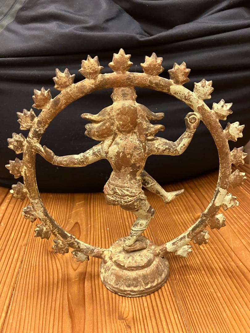 ナタラージャ像 金属製 彫刻 約23cm