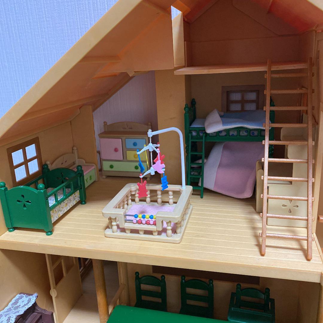 シルバニアファミリー　赤い屋根の大きなお家　初期　セット