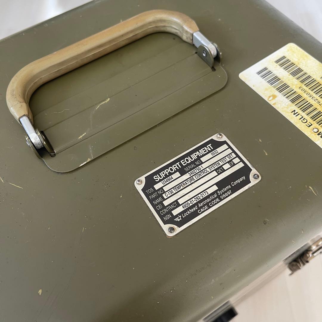 軍用 ZERO ゼロ ハリバートン ロッキード C-130 温度調整試験用ケース
