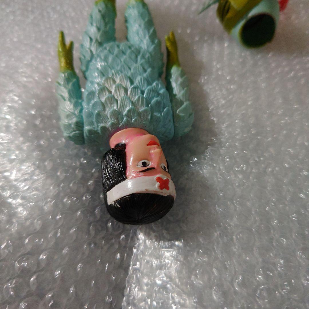 変身忍者嵐　パチ　ソフビ　面取れ　26cm　現状品