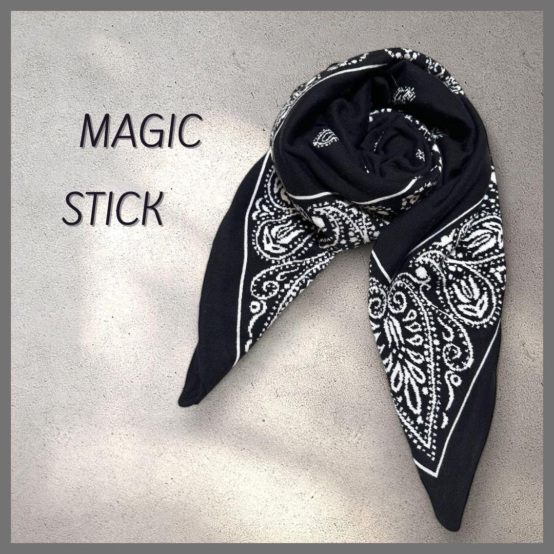 a*u様 23AW MAGIC STICK ペイズリーコージーニットバンダナスト