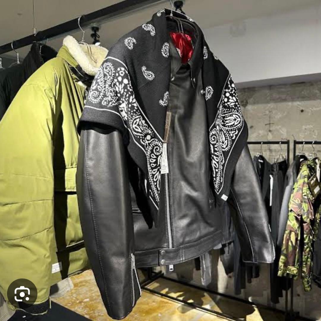 a*u様 23AW MAGIC STICK ペイズリーコージーニットバンダナスト