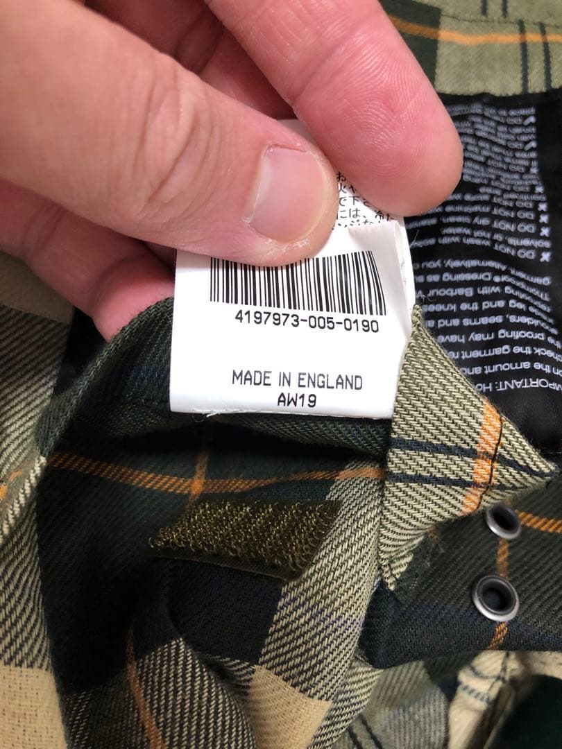 英国製 Barbour ビデイル SL size34 セージグリーン バブアー