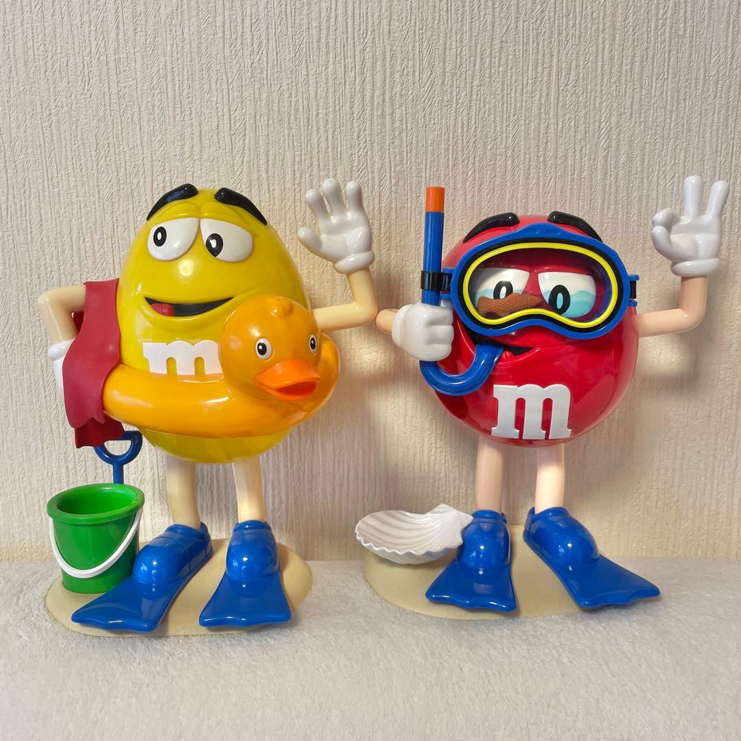 M&M's エムアンドエムズ チョコレートディスペンサー イエロー レッド