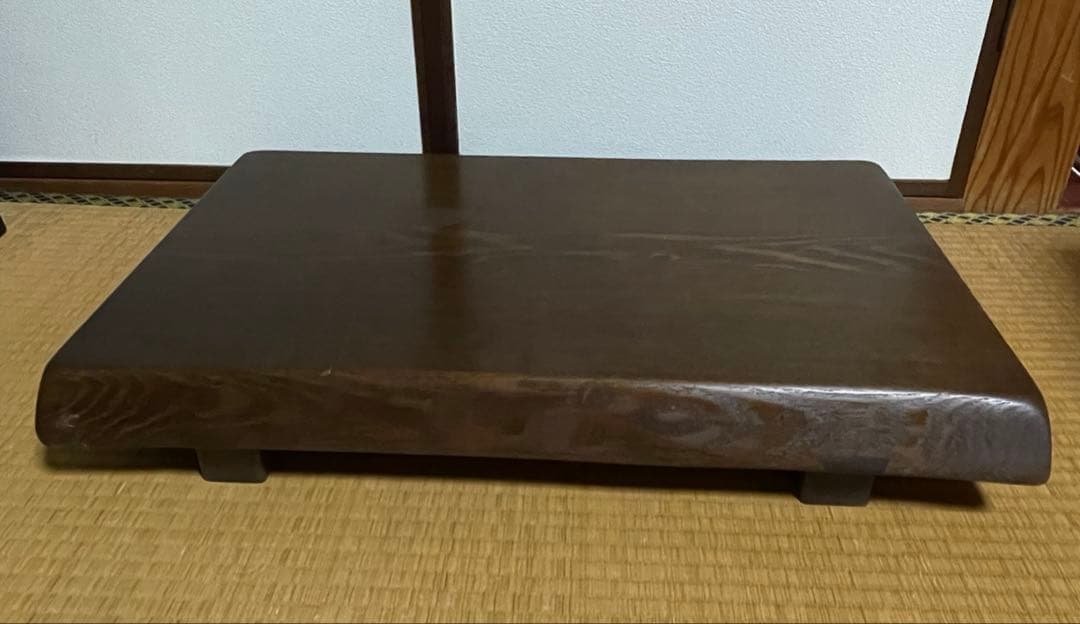 木製 花台・華台・平台・飾り台 重厚感ある木目 アンティーク