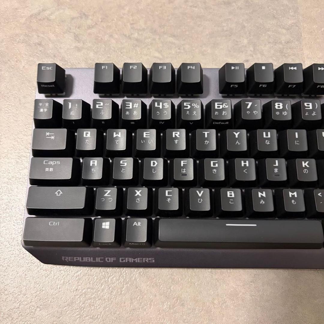 キーボード ASUS ROG Strix Scope TKL & KerisWireless