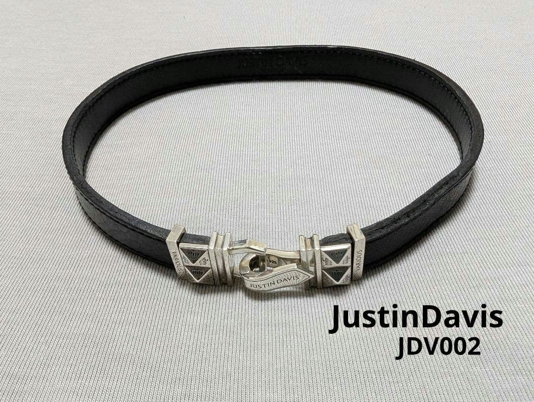 JUSTIN DAVIS・CAPRICE LEATHERチョーカーブレスMサイズ