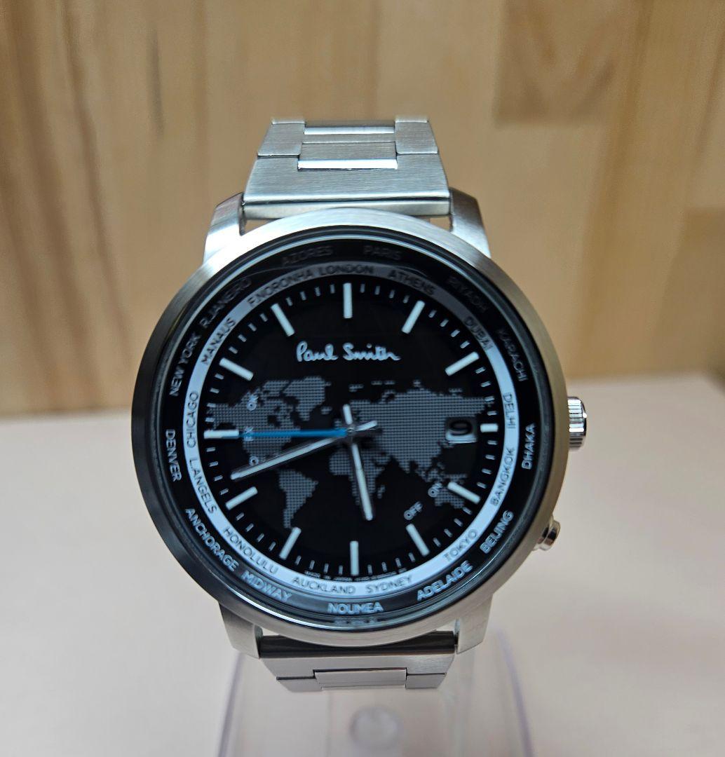 マ*サ様 未使用同様　超美品‼️　Paul Smith ワールドタイム 電波ソー
