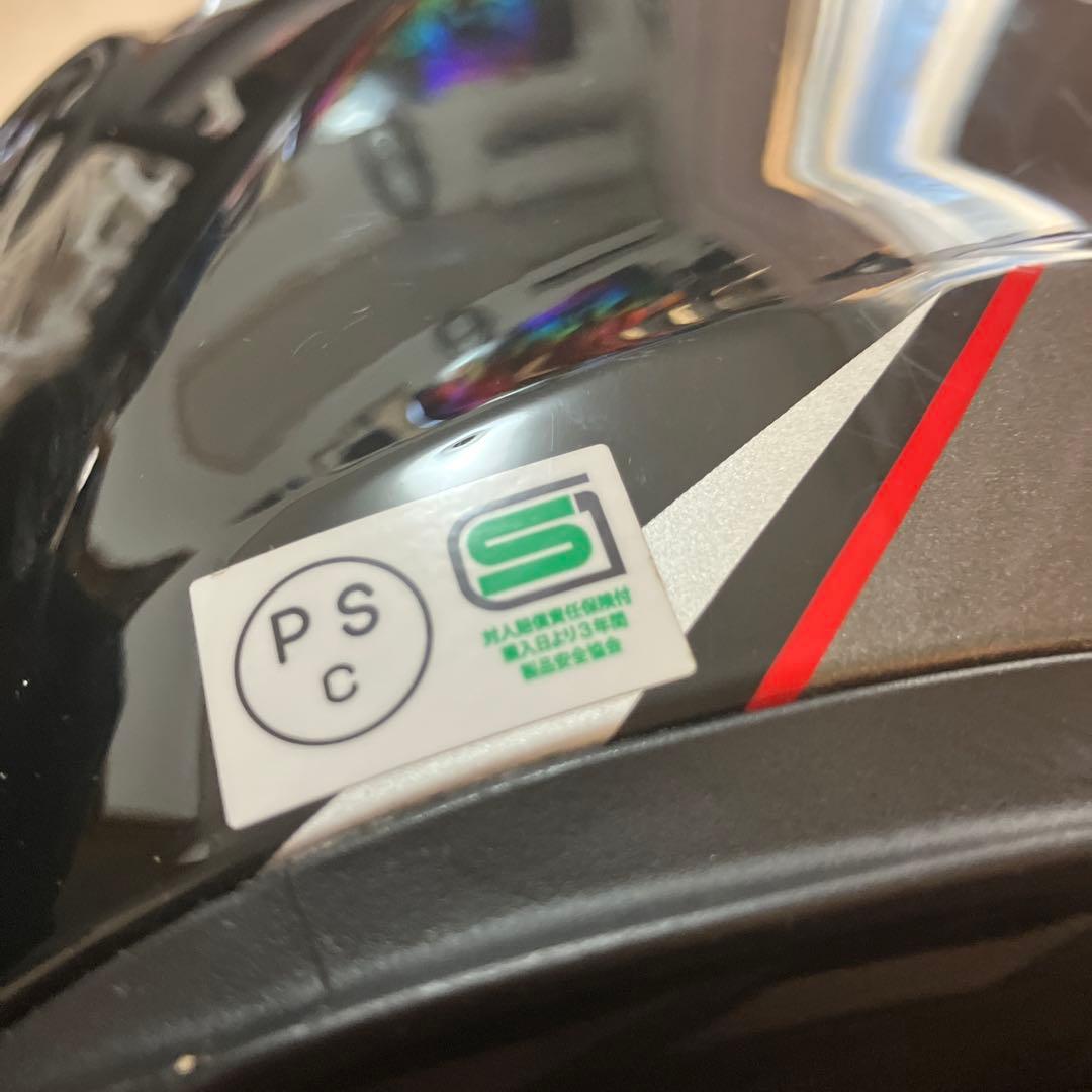 EXCEED フルフェイスヘルメット ブラック/シルバー　カブト　エクシード