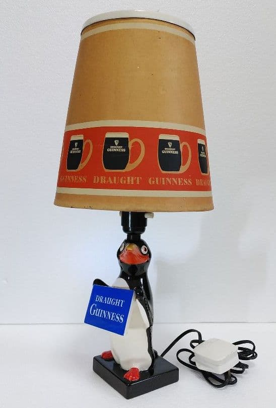 ペンギン ギネスビールGUINNESS初代電灯スタンド❤︎完全フルオリジナル製品