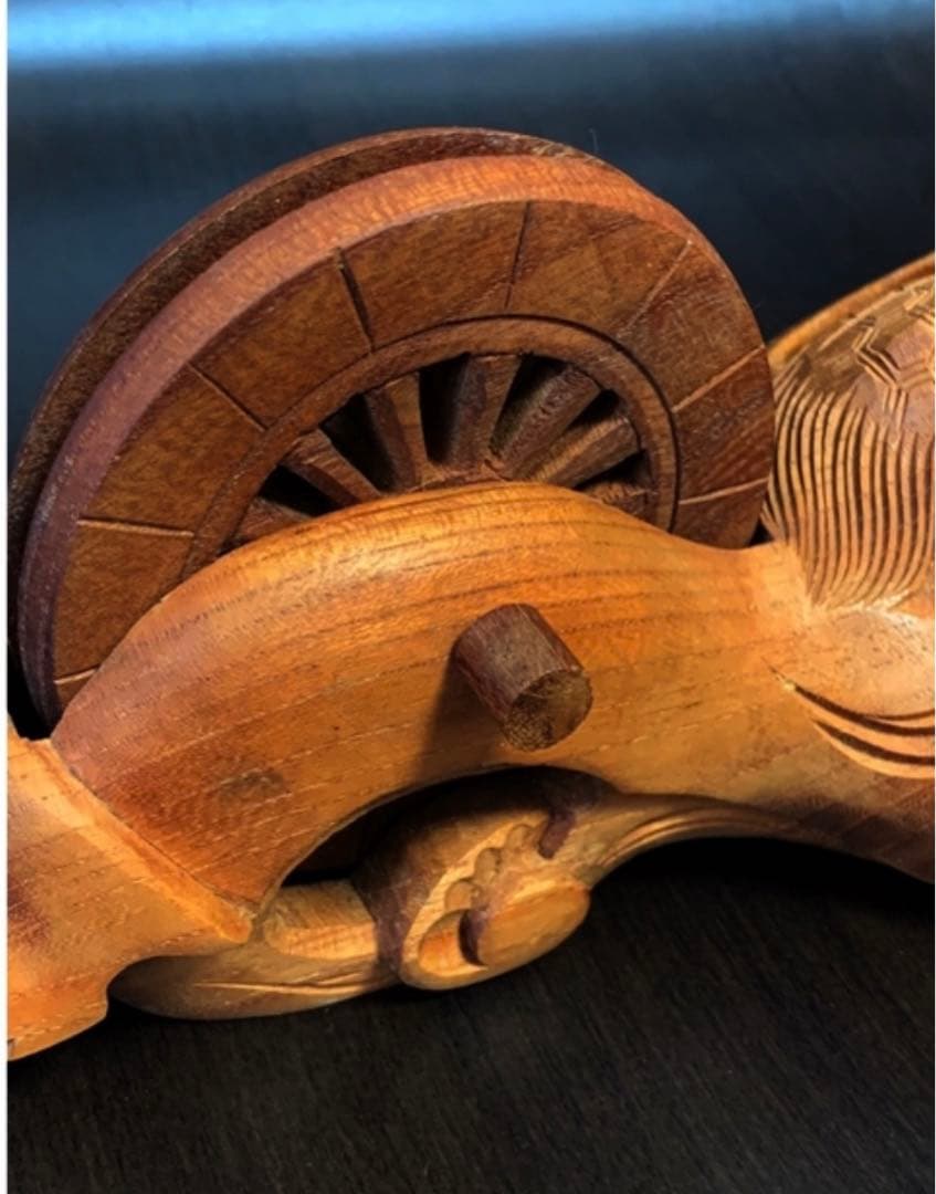 《高級！！美品》《送料無料》☆ 墨静 上鶴亀 手彫り墨壷　縁起物♪ ☆