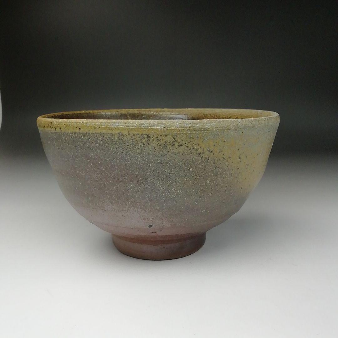 Ｔ２７１　茶碗　『備前焼』『山本宗秀 造』　共箱　抹茶碗　茶道具