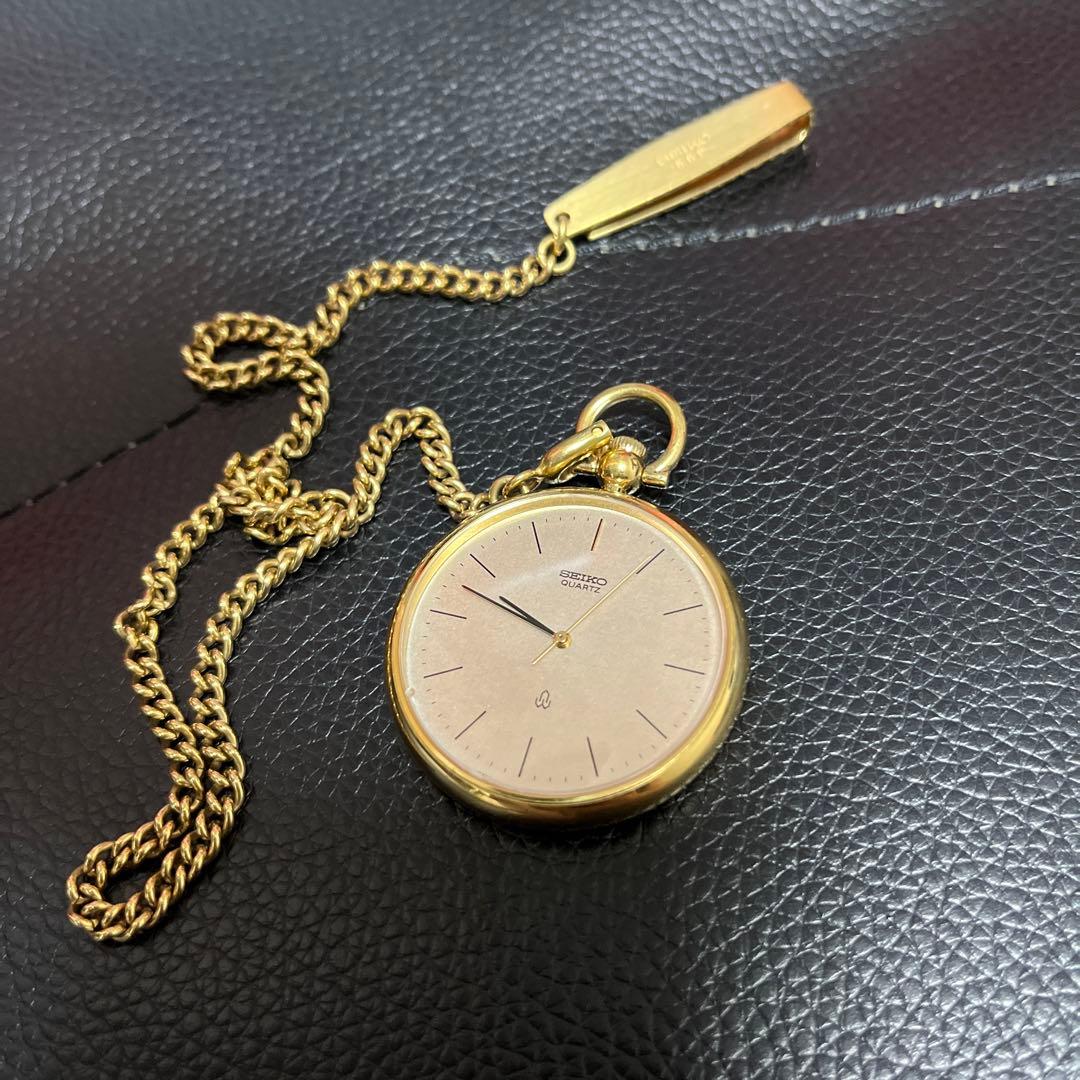 seiko quartz 懐中時計