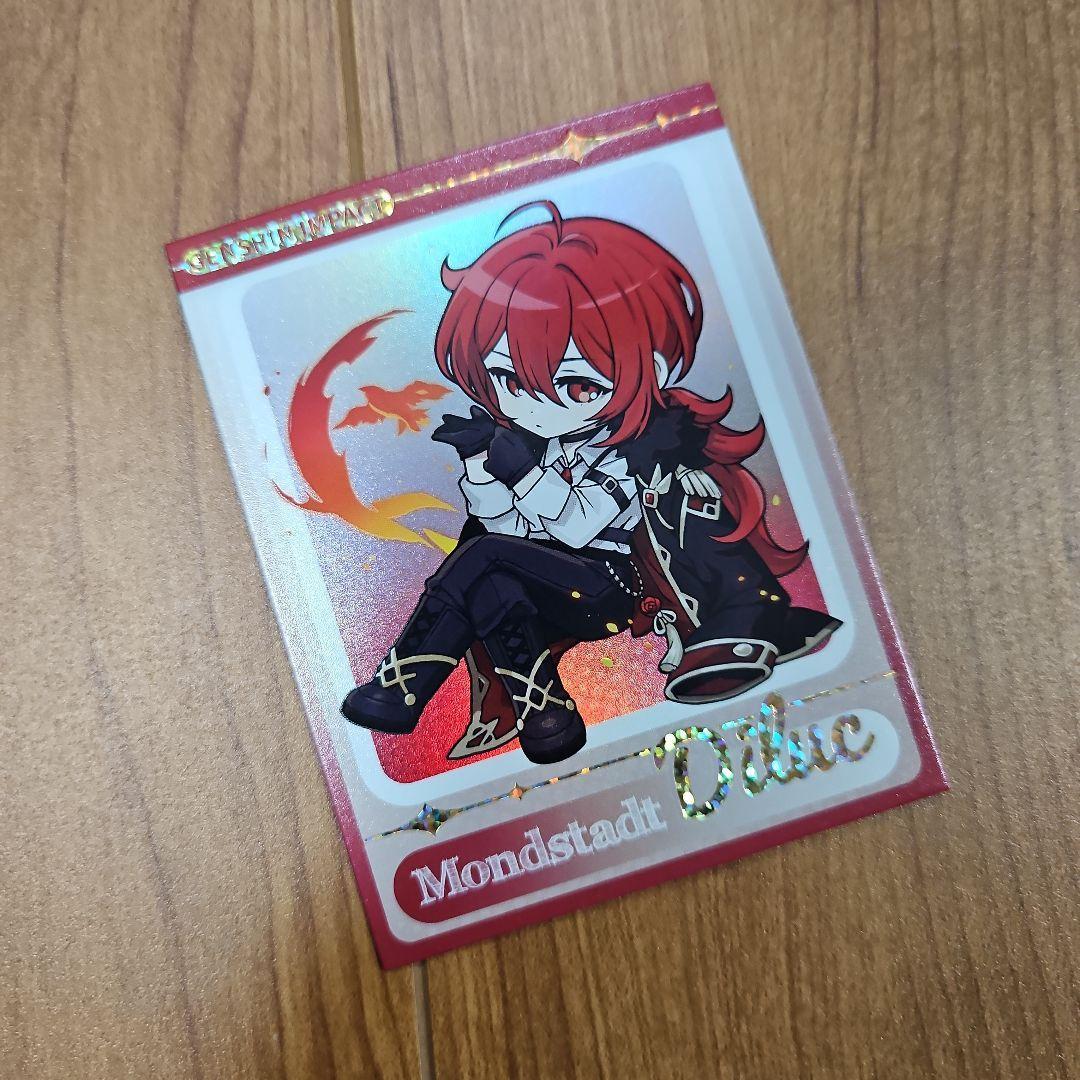 韓国 原神カフェ ディルック フォトカード 特典 Diluc