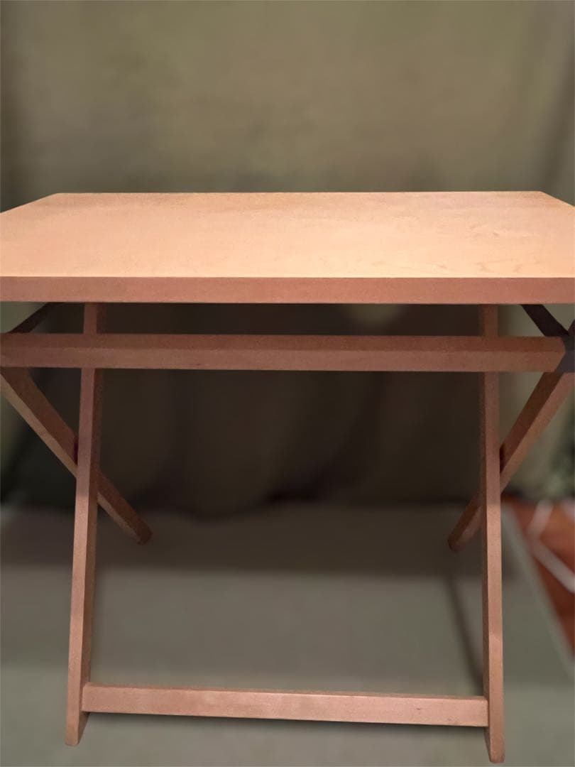 無印良品　折りたたみ木製テーブル ナチュラル　80×50 美品