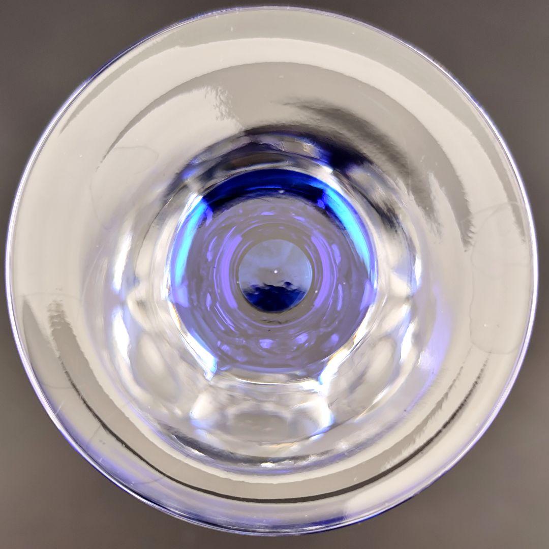 希少品☆江戸切子☆木村泰典 ワイングラス 脚付杯（切子 江戸切子 薩摩切子）