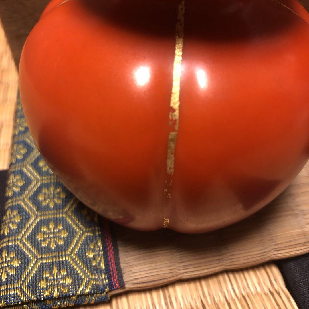 永楽善五郎　即全　赤磁　瓢酒瓶　一対