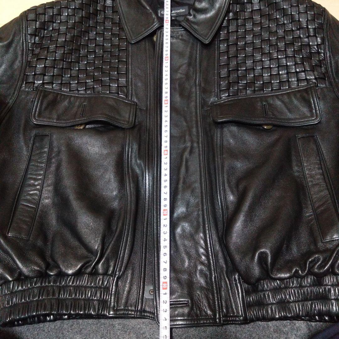 羊革レザージャケット メンズL ライダース ギラロッシュ 柔らかい日本製
