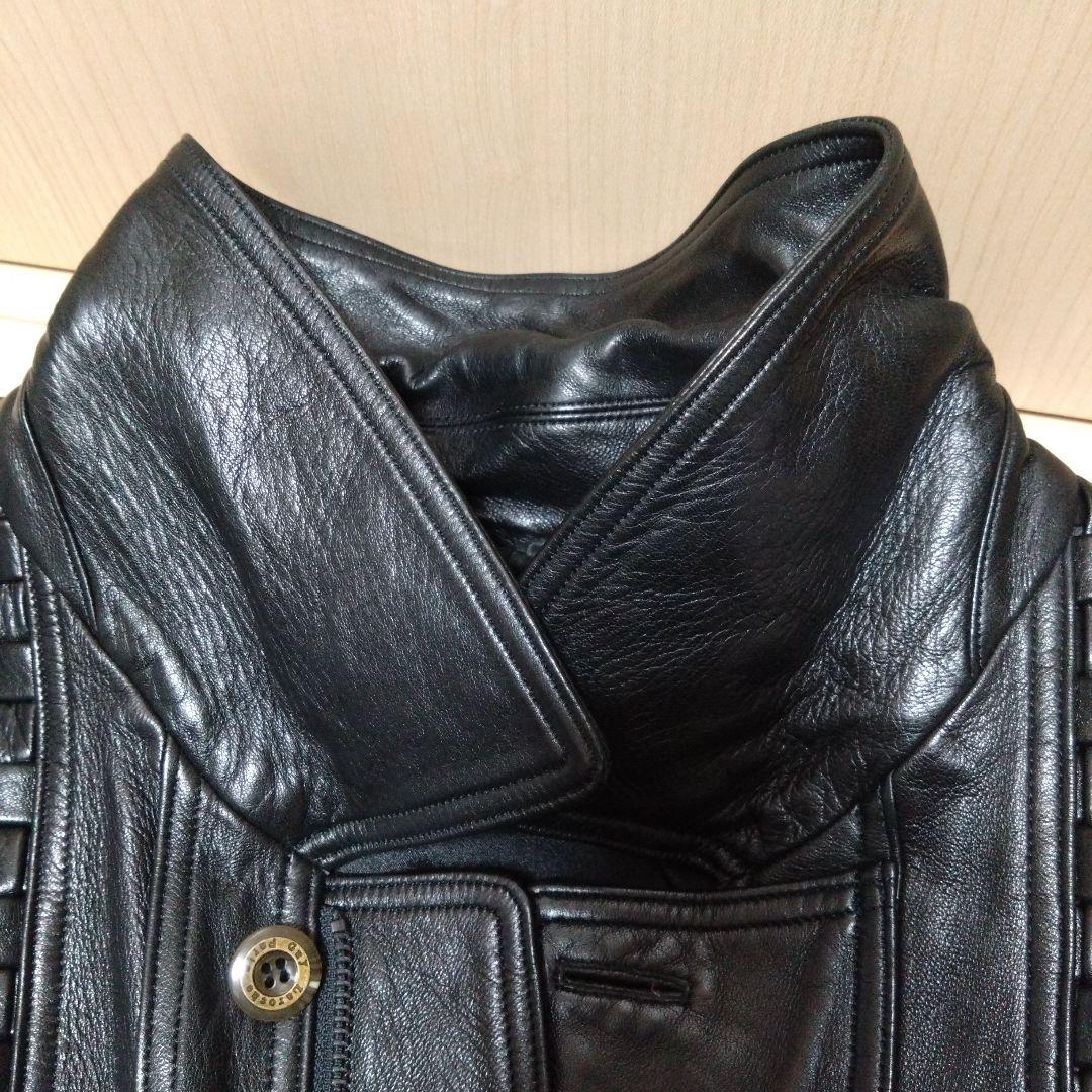 羊革レザージャケット メンズL ライダース ギラロッシュ 柔らかい日本製