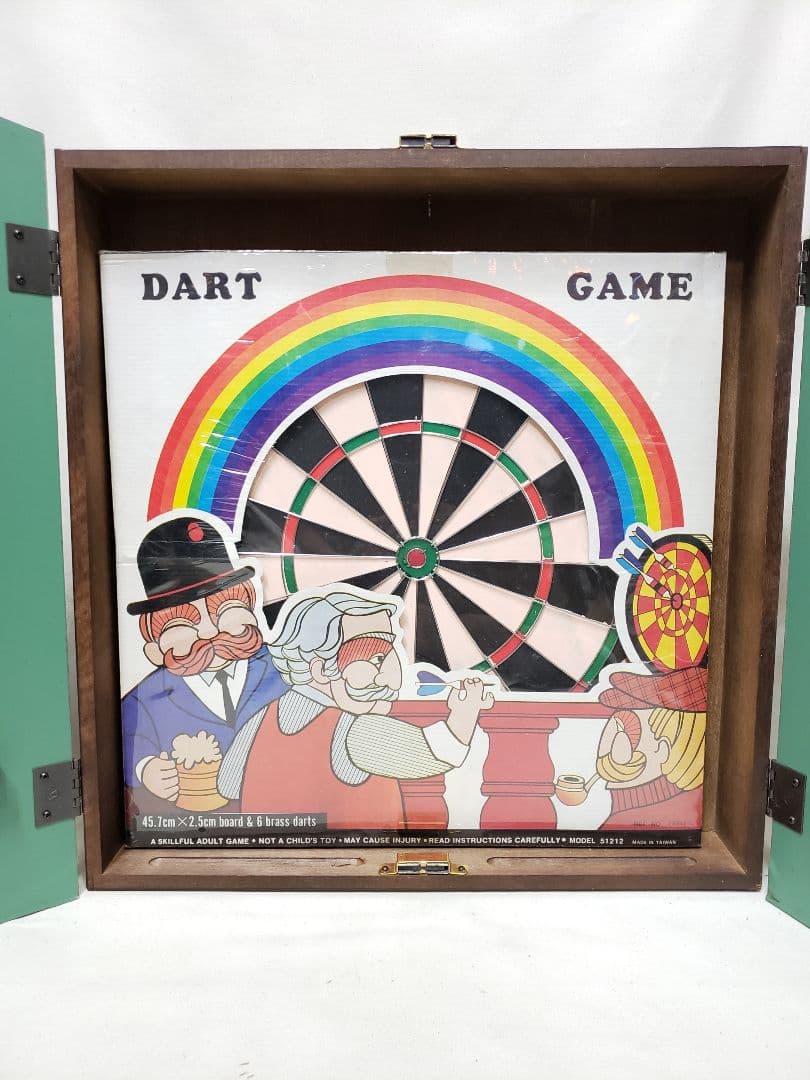 希少 80's ビンテージ未使用品 ダーツボード KINGS HEAD ④