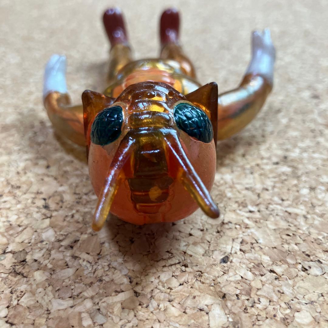 ［即購入OK］仮面ライダーＶ３　ソフビ　クリア成型　当時品