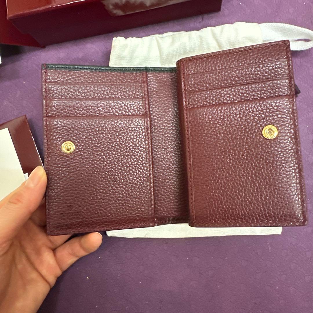 【ろんさまご売約済】グッチ　ダブルG二つ折りウォレット