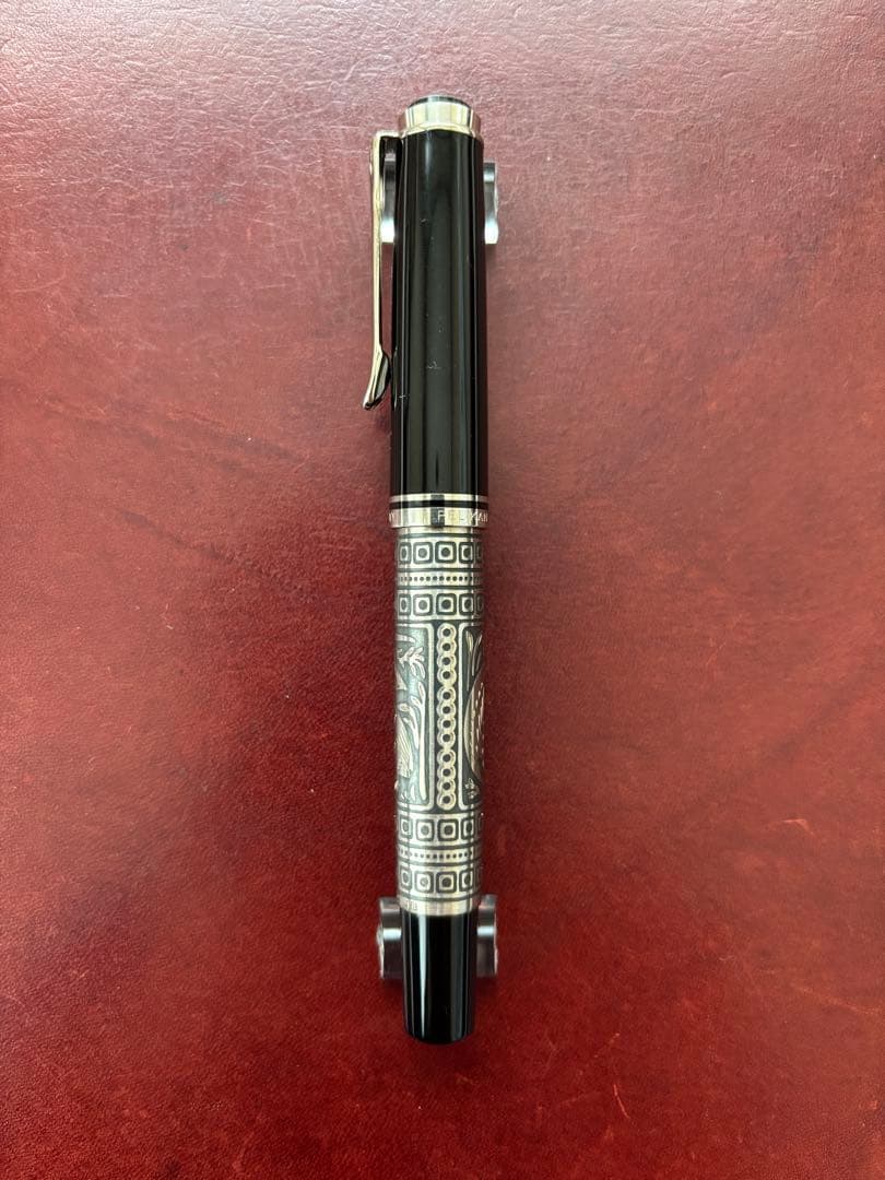 新品★ペリカンM710シルバートレド★Pelikan Toledo ブラック