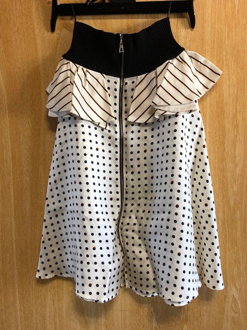 ルイヴィトンLOUIS VUITTON シルク スカート リブニット ミディアム