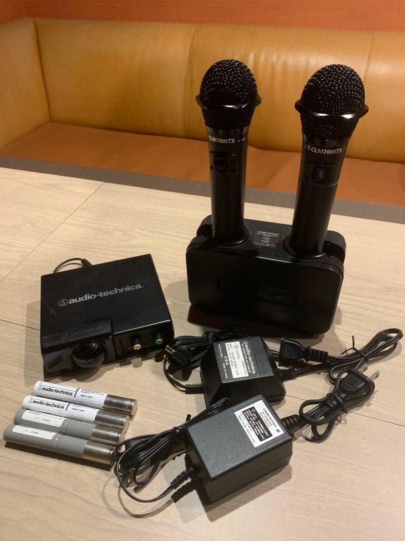オーディオテクニカ 赤外線 ワイヤレス マイク セット 充電池4本を含む