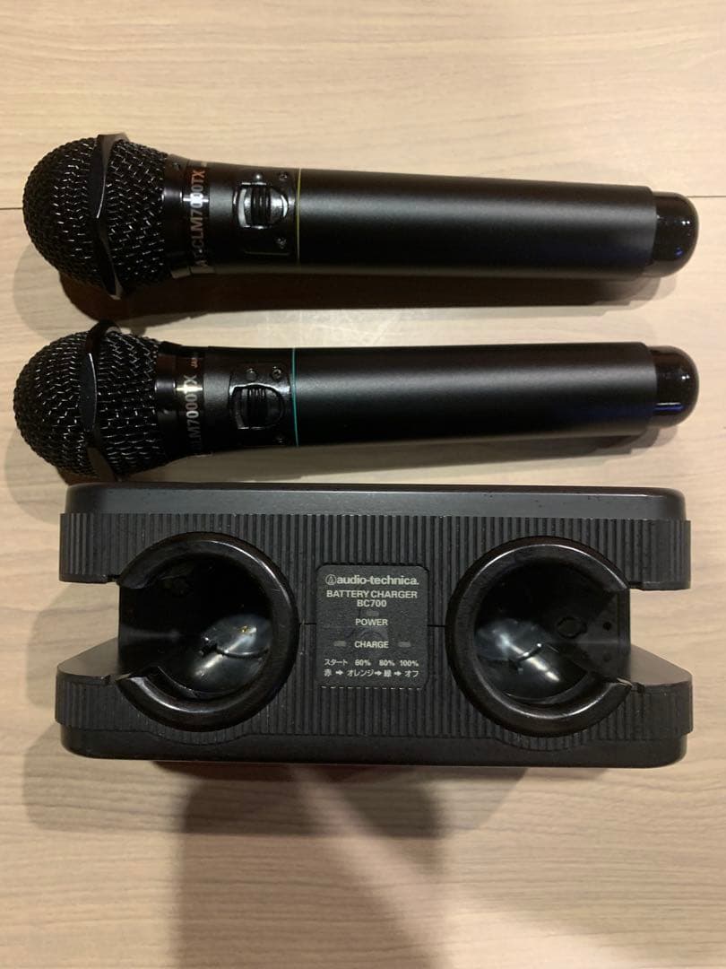 オーディオテクニカ 赤外線 ワイヤレス マイク セット 充電池4本を含む