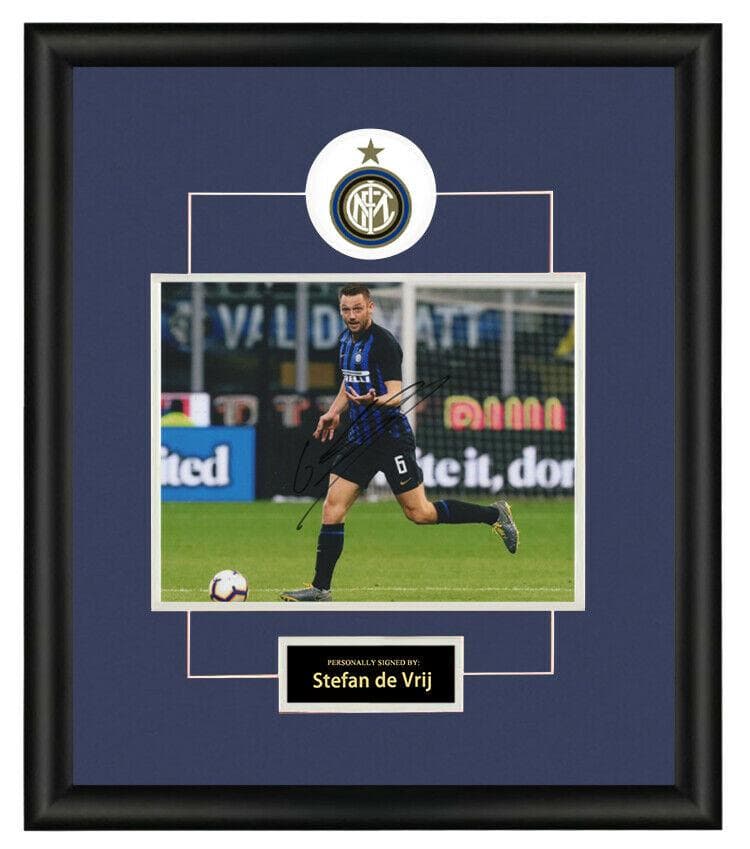 直筆サイン入り写真 ステファン・デ・フライ FCインテル・ミラノ SA鑑定済
