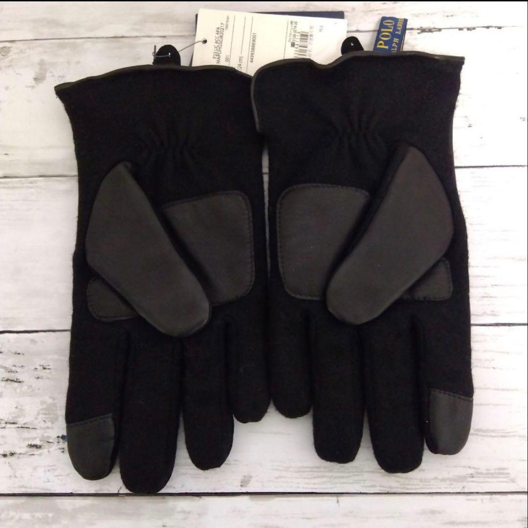 未使用品 箱付き Polo by Ralph Lauren レザーグローブ 手袋