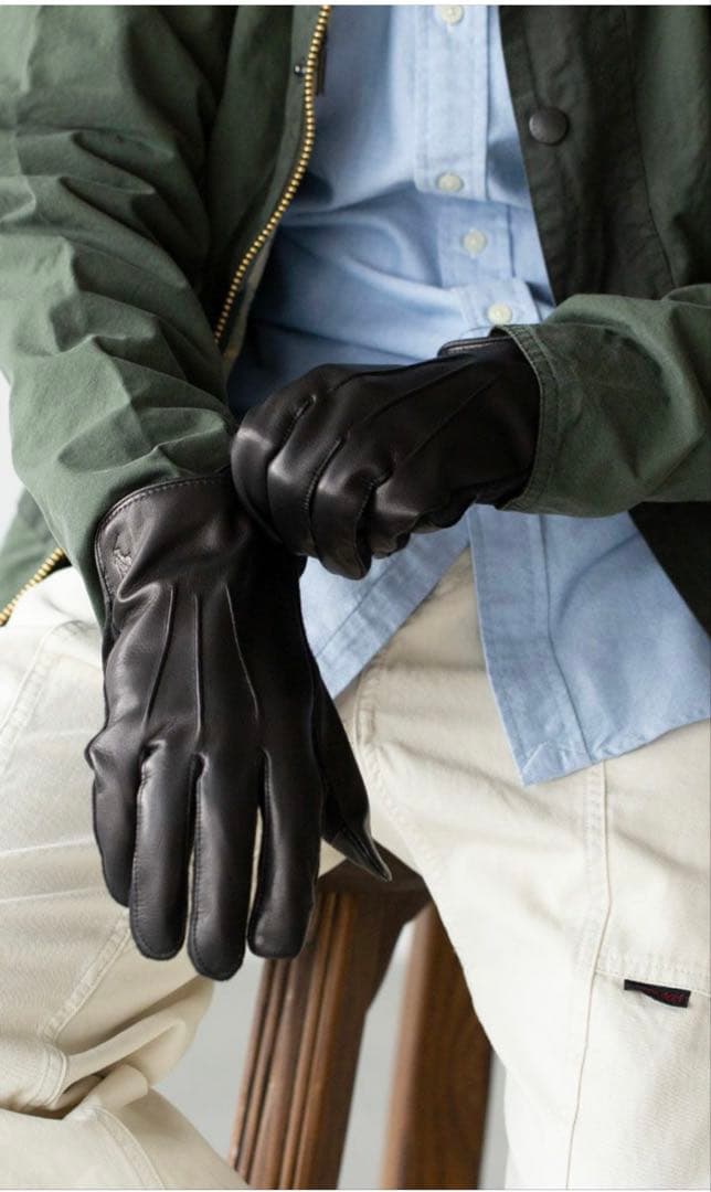 未使用品 箱付き Polo by Ralph Lauren レザーグローブ 手袋