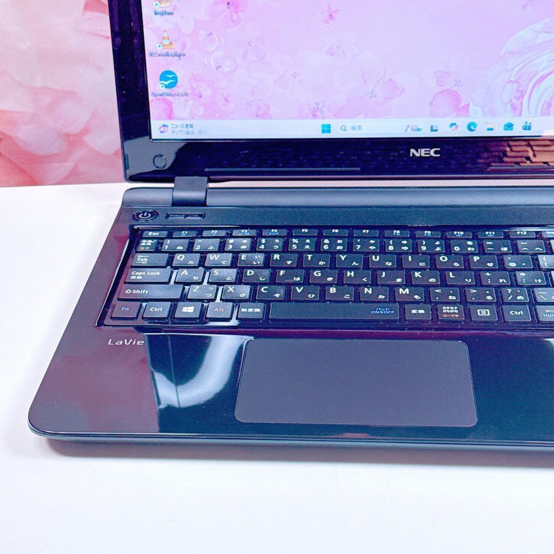 新品爆速SSD✨windows11 薄型ノートパソコン✨オフィス カメラ NEC