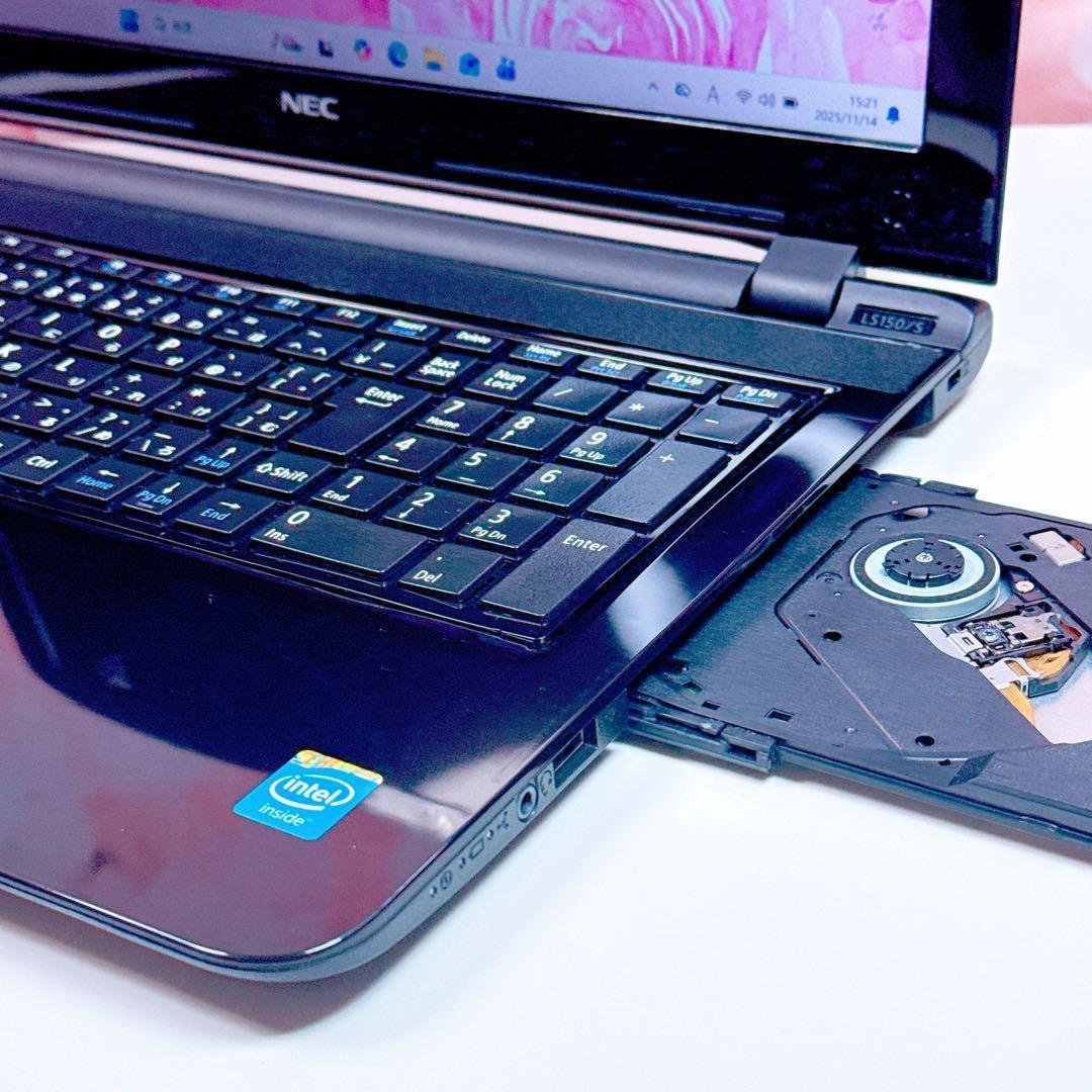 新品爆速SSD✨windows11 薄型ノートパソコン✨オフィス カメラ NEC