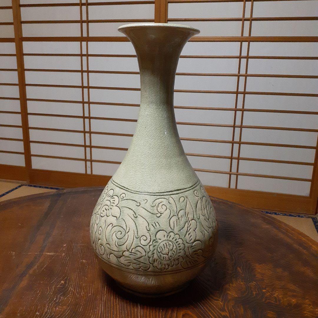 唐時代越州窯大花瓶