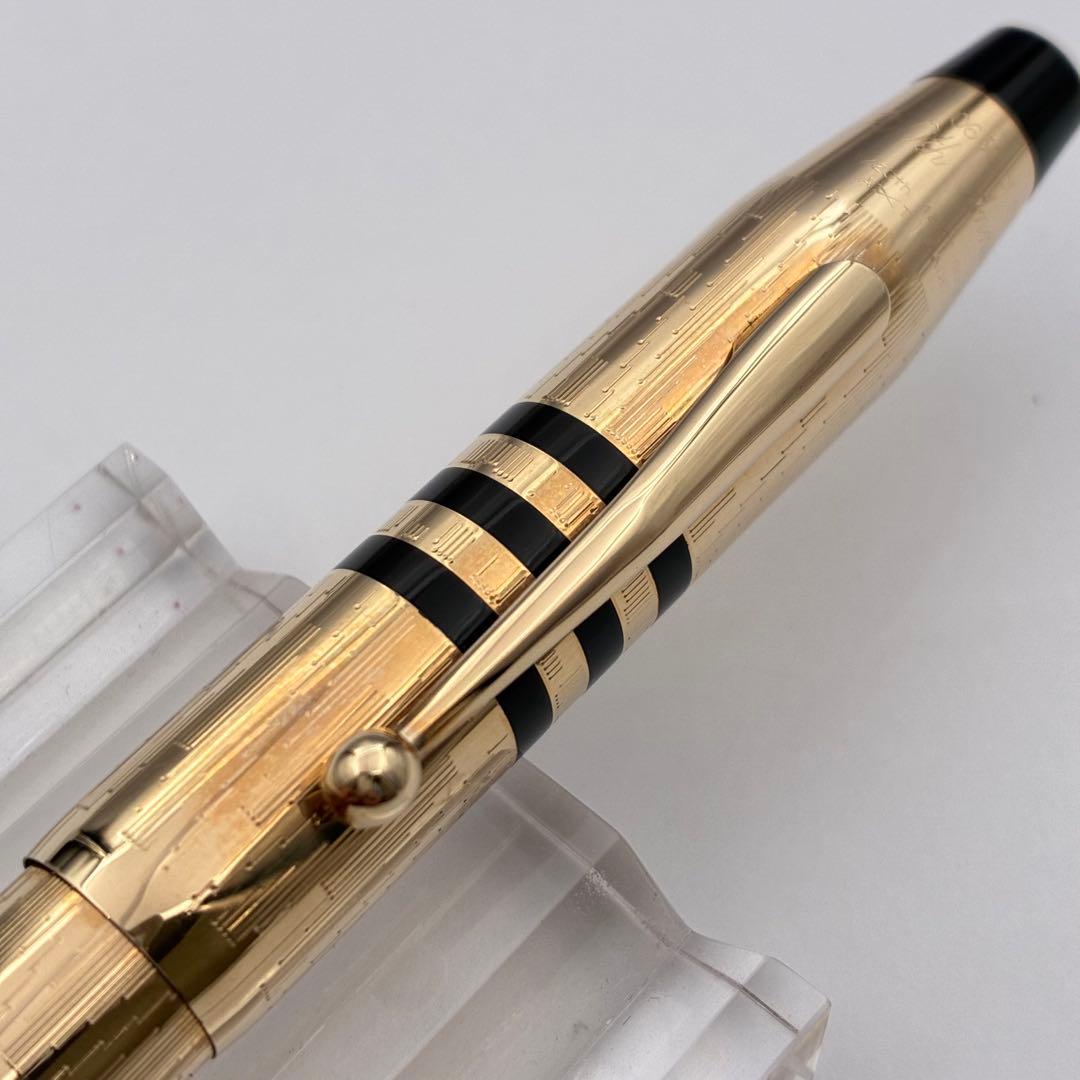 CROSS クロス 万年筆 創業150周年記念 12金張り 18K 細字 F