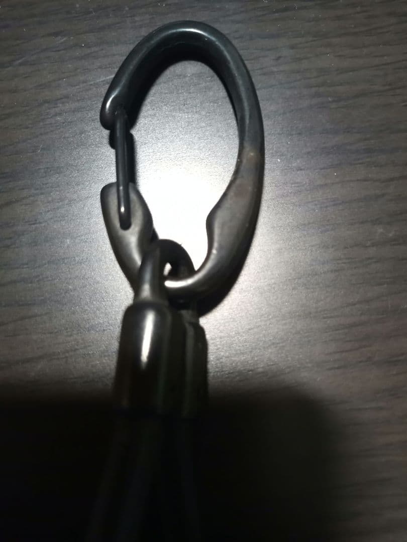 もも　未使用　経年劣化あり　ヨウジヤマモト　カラビナ　ブラック