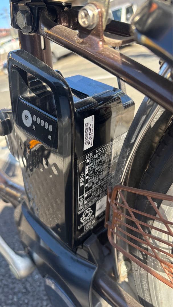 Panasonic 電動アシスト自転車 ブラウン 2バスケット