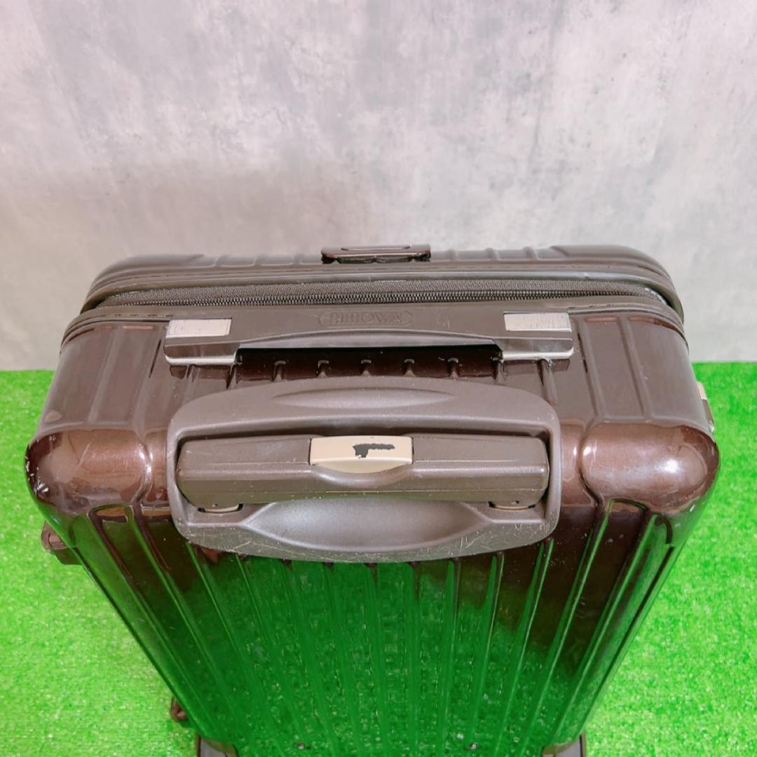 リモワ サルサデラックス 33L 機内持ち込み 2輪 TSAロック 茶色