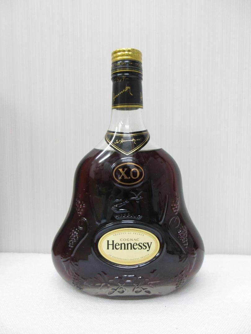 Hennessy ヘネシー XO コニャック 金キャップ 箱あり