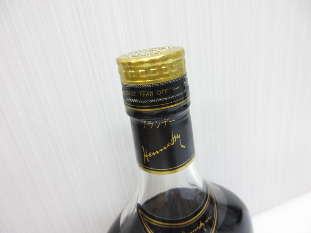 Hennessy ヘネシー XO コニャック 金キャップ 箱あり