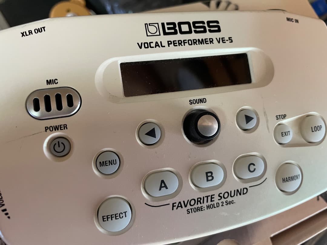 BOSS Vocal Performer VE-5 all付属品元箱