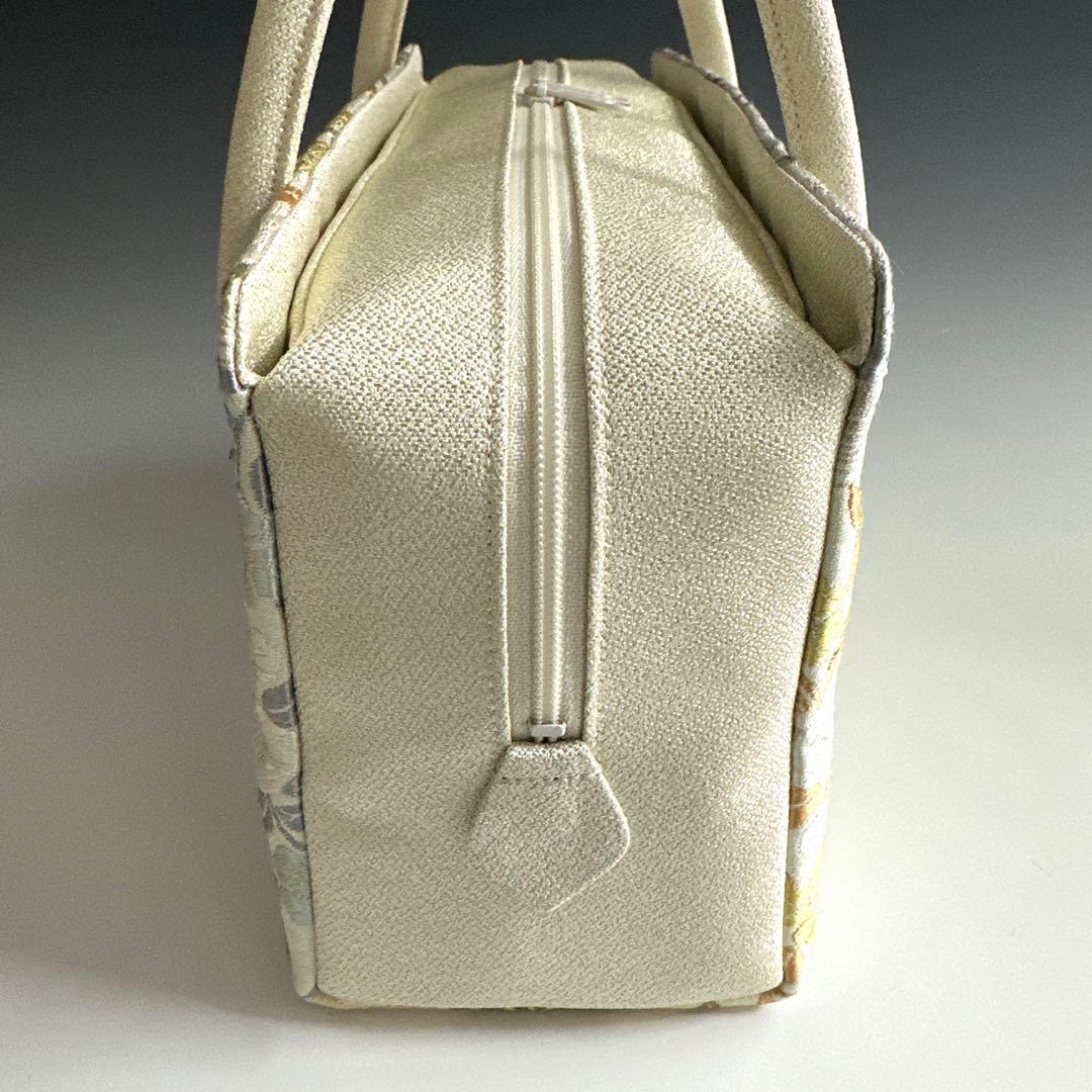 新品未使用 ！！特別セール！！京都 西陣 正絹 帯使用 利休バッグ　25122